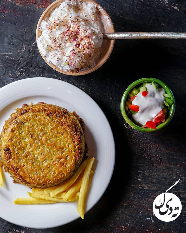 باقالی پلو رستوران ته‌دیگ