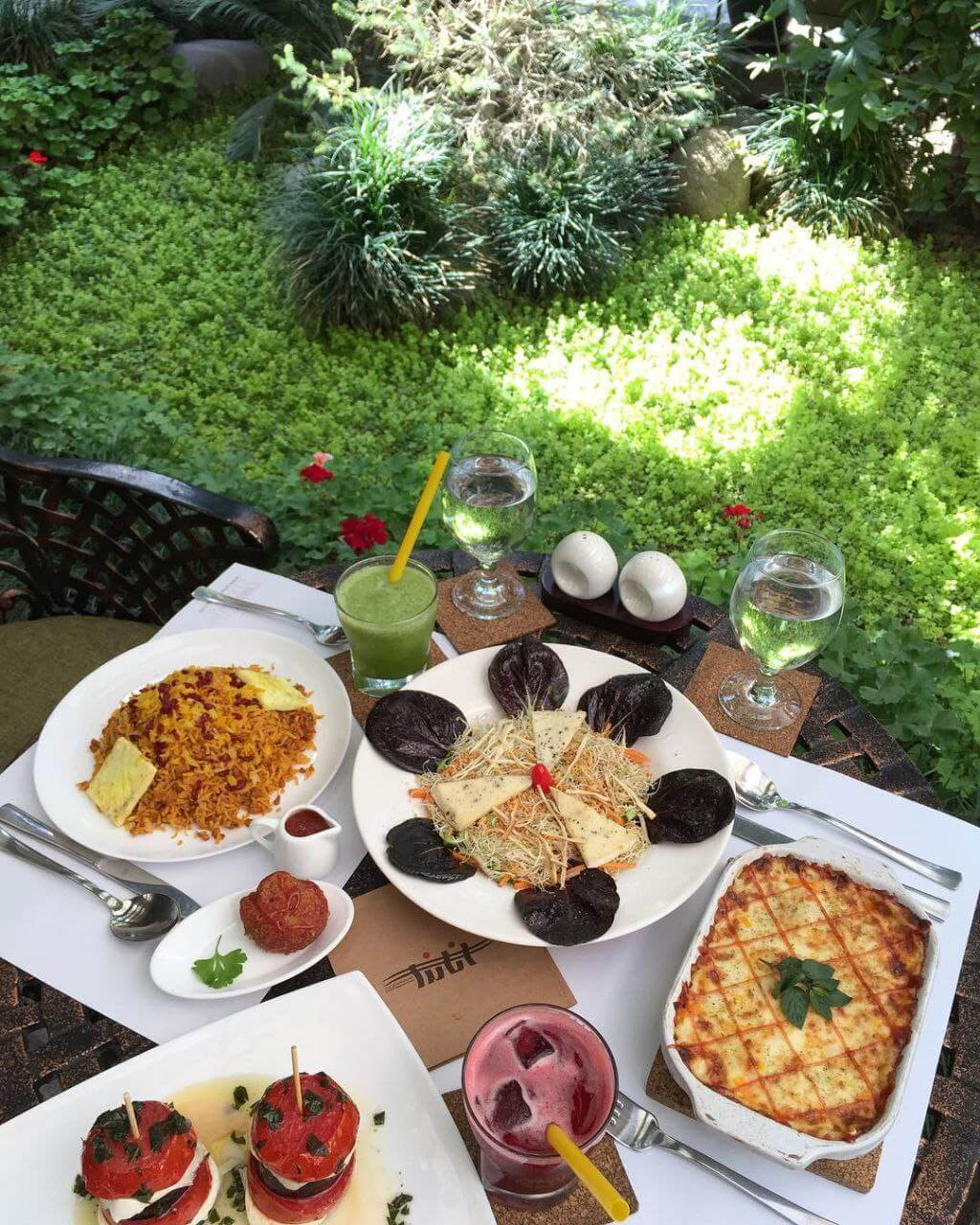 منوی گیاهی رستوران آناندا