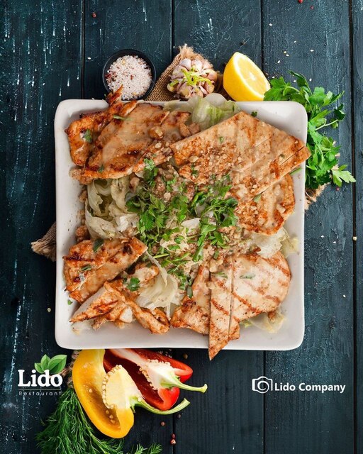 بشقابهای گیاهی کافه رستوران لیدو تهران