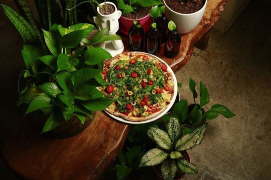 پیتزاهای گیاهی رستوران پیور تهران