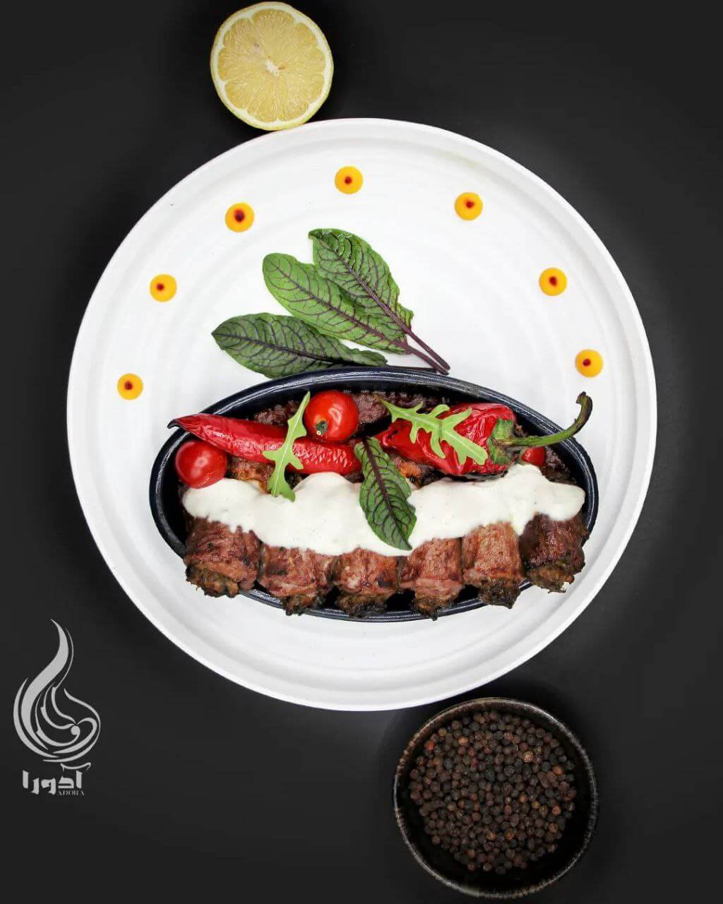 غذاهای ترکی رستوران آدورا در اندرزگو