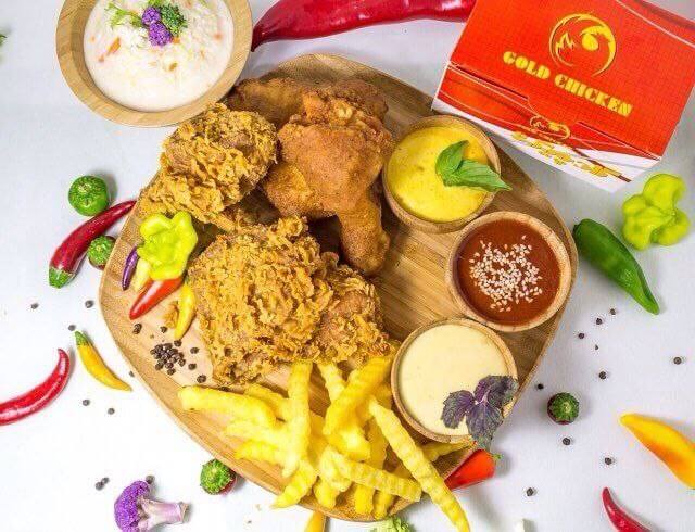 سوخاری در گلد چیکن فست فود نظام آباد