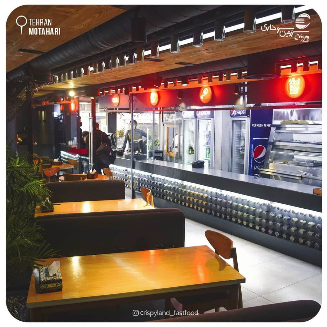 سرزمین سوخاری در فهرست رستوران محدوده مطهری