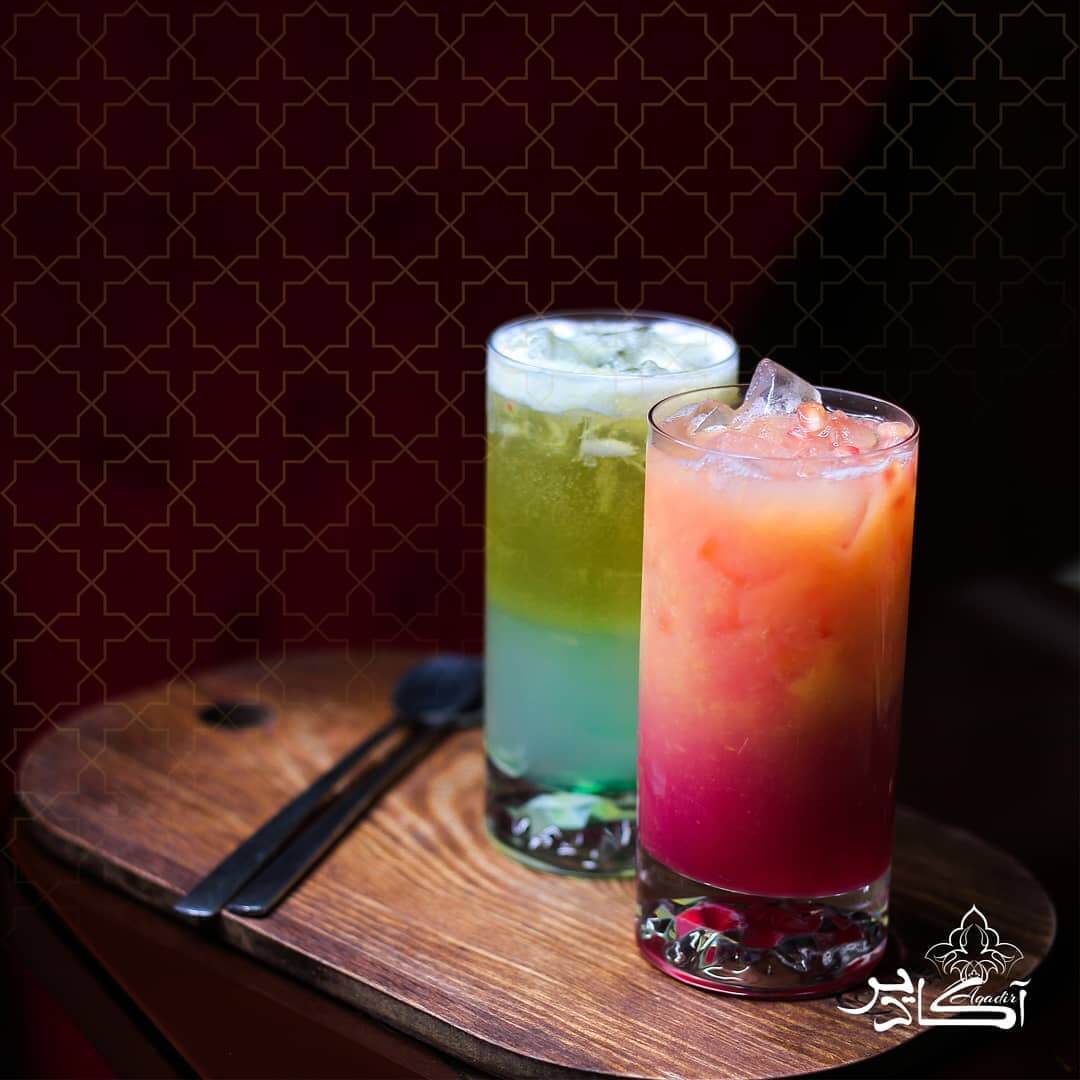 نوشیدنیهای سرد کافه آگادیر