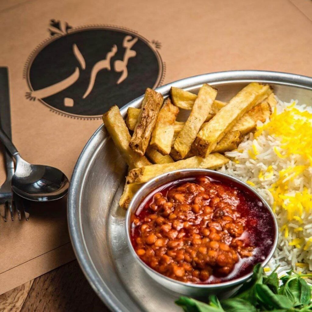 خورشت قیمه محبوب رستوران عمو سهراب