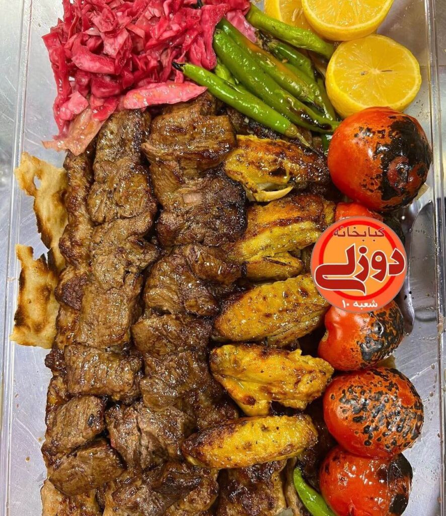 انواع کبا‌های ایرانی در رستوران دوزلی