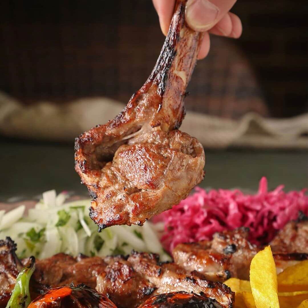 کباب دنده رستوران مسعود در کن سولقان